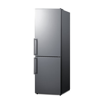 Summit Appliance 24 W Stainless Steel Door Bottom Freezer Refrigerator