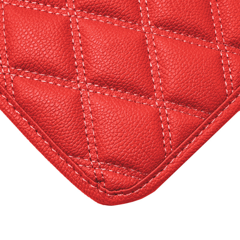 Odoms Non-Slip Door Mat, Red, 40" L x 14" W