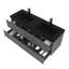  Meuble-lavabo mural 60 po avec lavabo en résine noire 60 po, 2 tiroirs, moderne, résidentiel, luxe abordable, hôtels, centres commerciaux-133706377