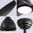 Lakenzie 52" 3-ABS Blade Modern Ceiling Fan with LED Lights and Remote Control，Black-40651175-50820404