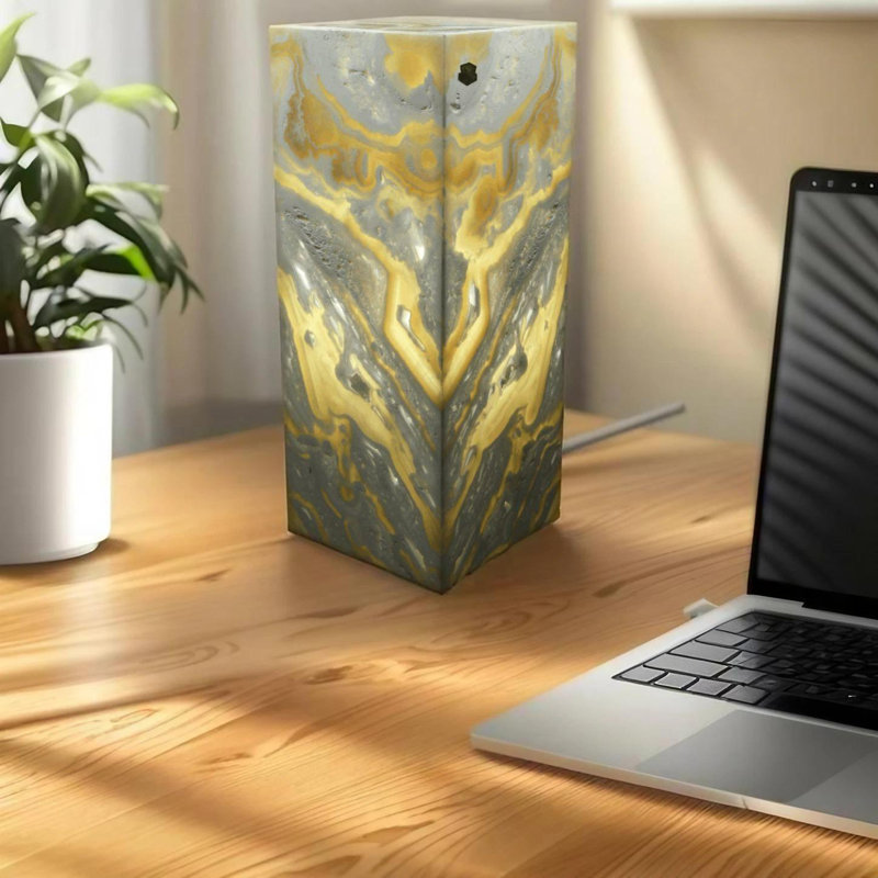 Grande lampe onyx Nubloso Crema