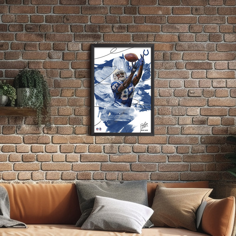 Art mural encadré, 85 pi., NFL Indianapolis Colts