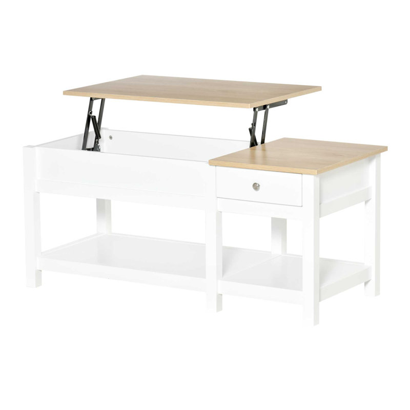 Table basse à 4 pieds avec rangement Nika