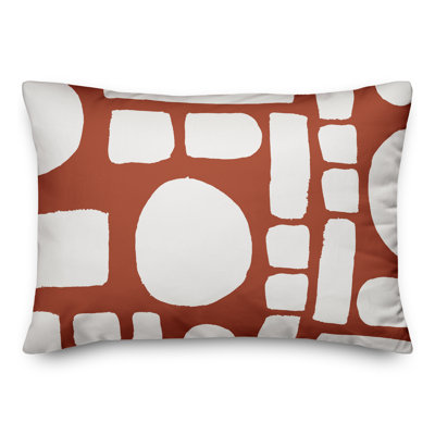Collection 2 Modern Shapes Geometric Lumbar Pillow