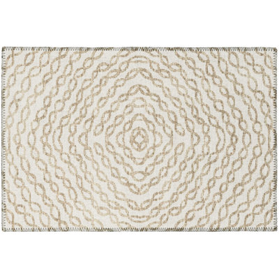 Araoluwa Chenille Washable Oriental Rug