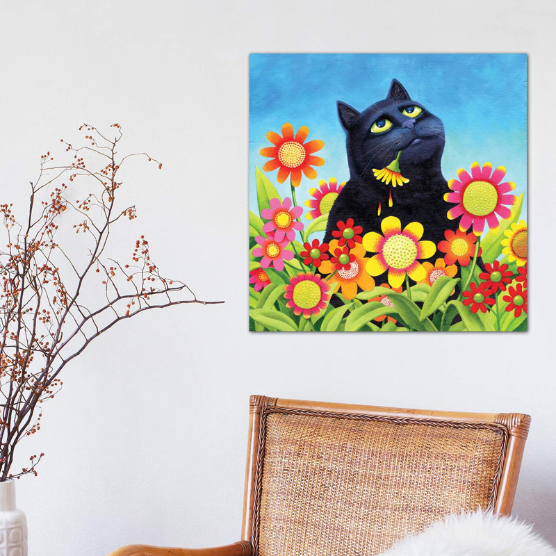 Expecting Rain by Vicky Mount - Wrapped Canvas Painting, 45.72 cm H x 45.72 cm W x 3.175 cm D