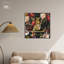 Glam, art floral sur toile noir I par Art Remedy-104434136-112009904