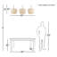 3 - Light Dimmable Chandelier-88580167-88580168