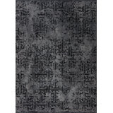 Rapture Gray/Black Camouflage Luxury Area Rug
