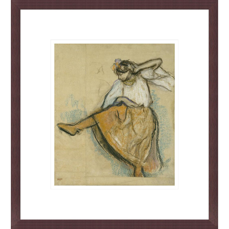 La danseuse russe par Edgar Degas, impression giclée encadrée, H 15,2 po x l 13,75 po