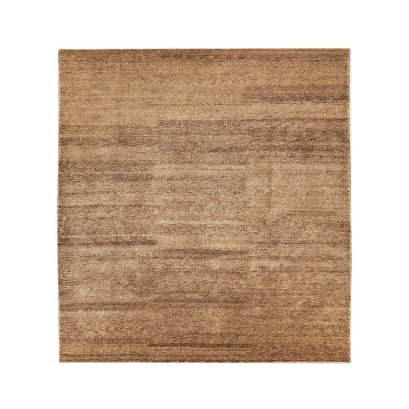 Metro Velvet hand-knotted Wool/Viscose Beige Area Rug