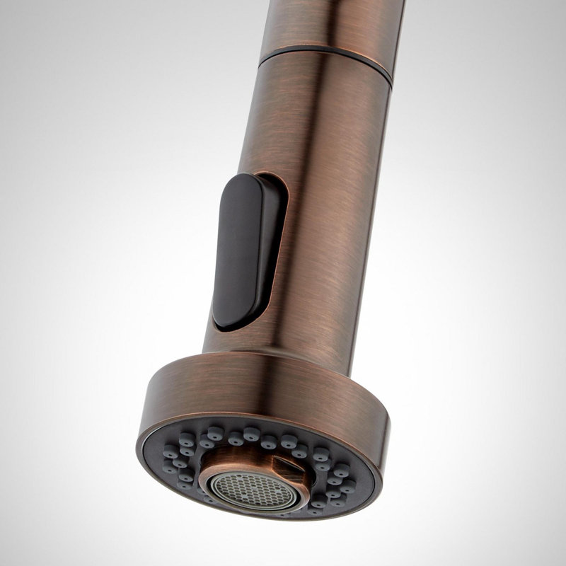 Ridgeway Pull-Down Kitchen Faucet with Deck Plate - Oil Rubbed Bronze, Oil Rubbed Bronze