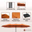 Parasol de marché 15 pi avec base-84304125