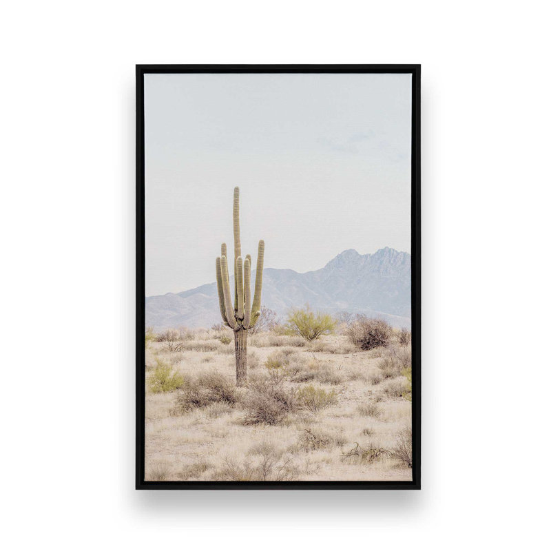 Impression sur toile Barren Beauty, Cadre flottant noir satiné, H 36,75 po x l 24,75 po x P 1,75 po