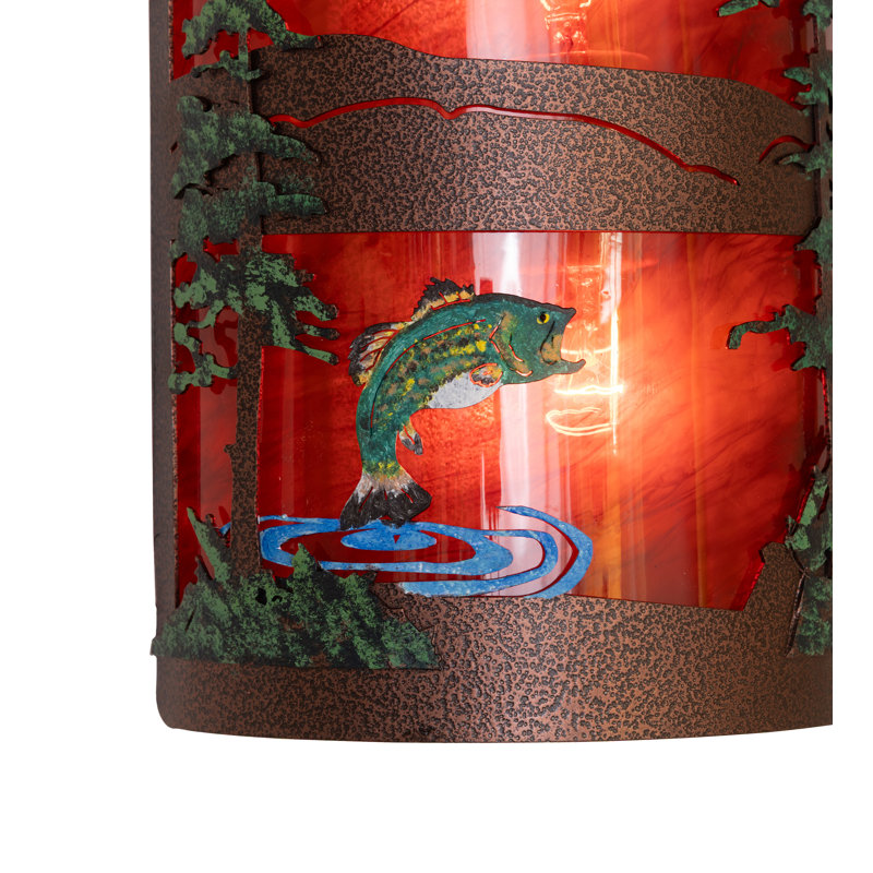 2 - Light Flush Mounted Sconce