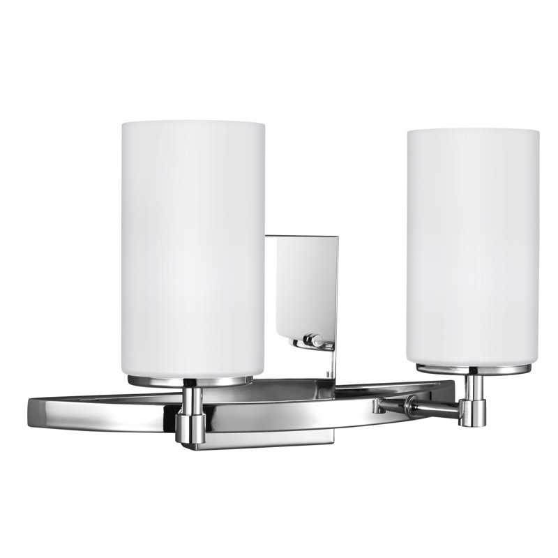 Alturas Two Light Wall / Bath from Generation Lighting , Chrome, No