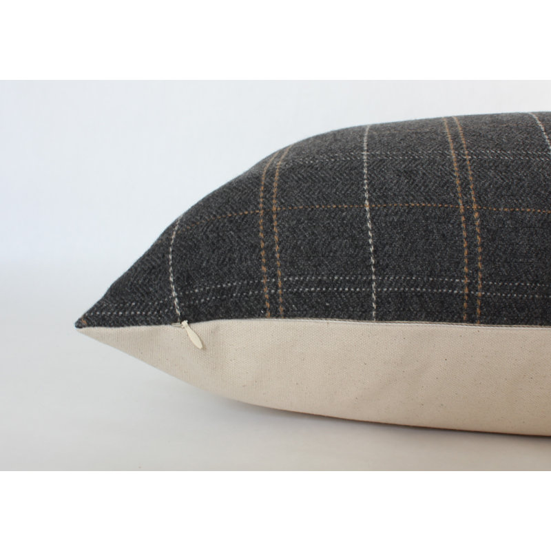 Textured Wool Blend Pillow Cover, 3 Piece Set