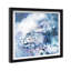 Oliver Gal Michaela Nessim - Call the Blues Abstract - Luxury Shadowbox Framed Wall Art-2133077423-2133077424