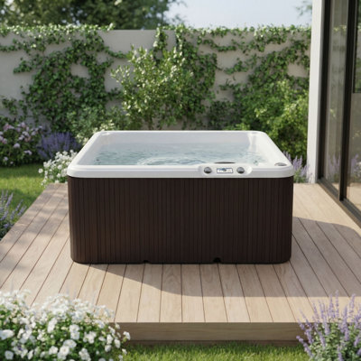 Lifesmart LS350 Plus 110 Volt 5-Person 28-Jet Rectangle Plug and Play Hot Tub