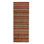 Pasha Wool Geometric Area Rug in Brown/Red/Yellow