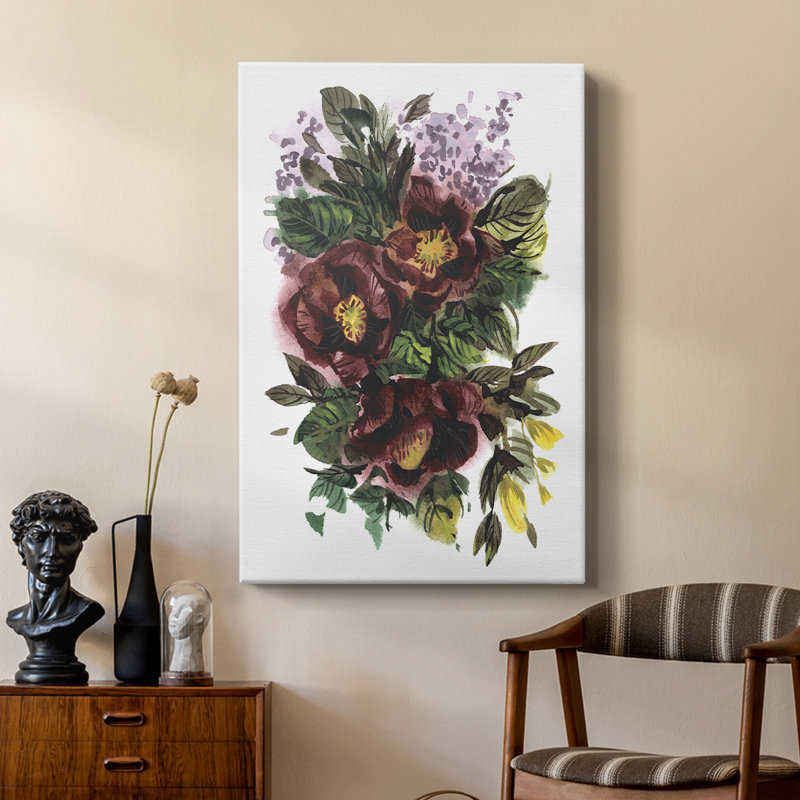 Garden Bouquets II - Gallery Cavas, H 18 po x l 12 po
