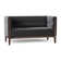 Dyson 58" Tuxedo Arm Loveseat