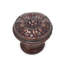 Acanthus large knob with flared foot Rosette stylein Oil Rub Bronze-1570184278