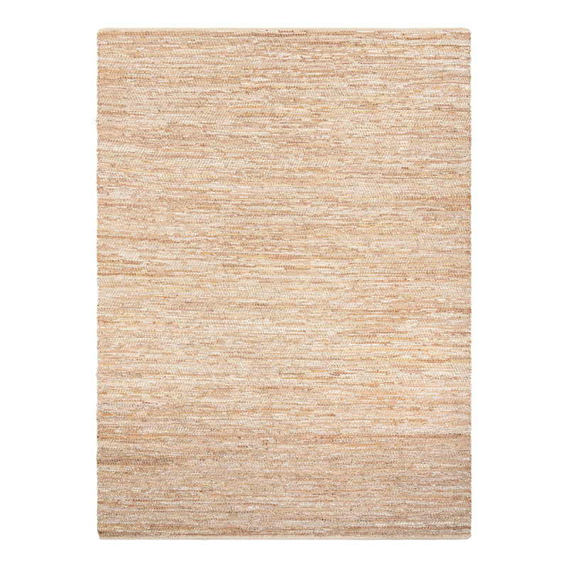 Leather Metallic Jute Indoor Rug, Rectangle 10' x 14'1"