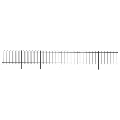 Carita Black Metal Fence Panels Included