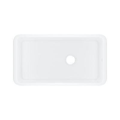 Allia 34" Fireclay Single Bowl Undermount Kitchen Sink