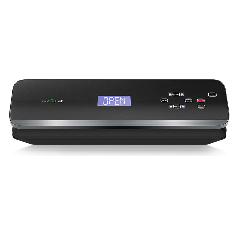 NutriChef Automatic Vacuum Food Sealer Machine External Vacuum Sealer