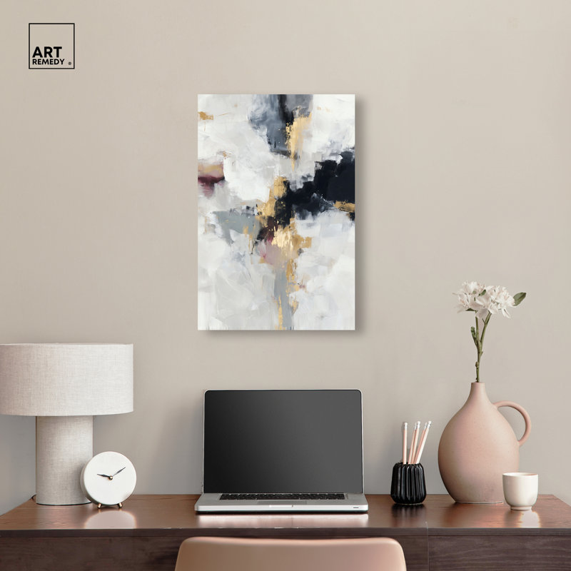 "Abstract Alloy IV", reproduction d'art sur toile par Art Remedy, galerie tendue, 16 x 24, H 24 po x l 16 po