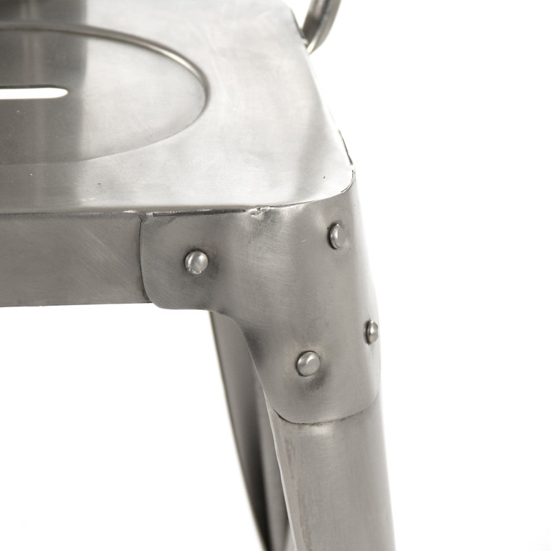 18.5'' H Metal Side Chair, Chrome