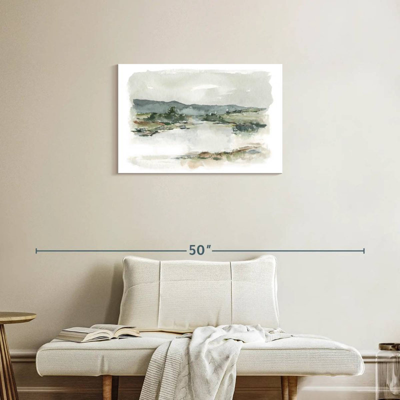 Avery Overcast Lake Study I, 20" H x 30" W