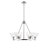 Felda 6 - Light Steel Dimmable Cone Chandelier-99998915-99998919