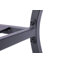 Chaise de terrasse avec coussin Sybil