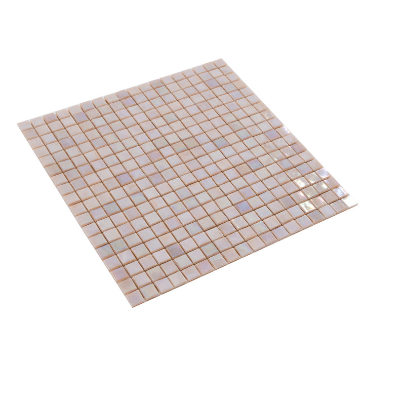 Skosh 0.6" x 0.6" Glass Grid Mosaic Wall & Floor Tile