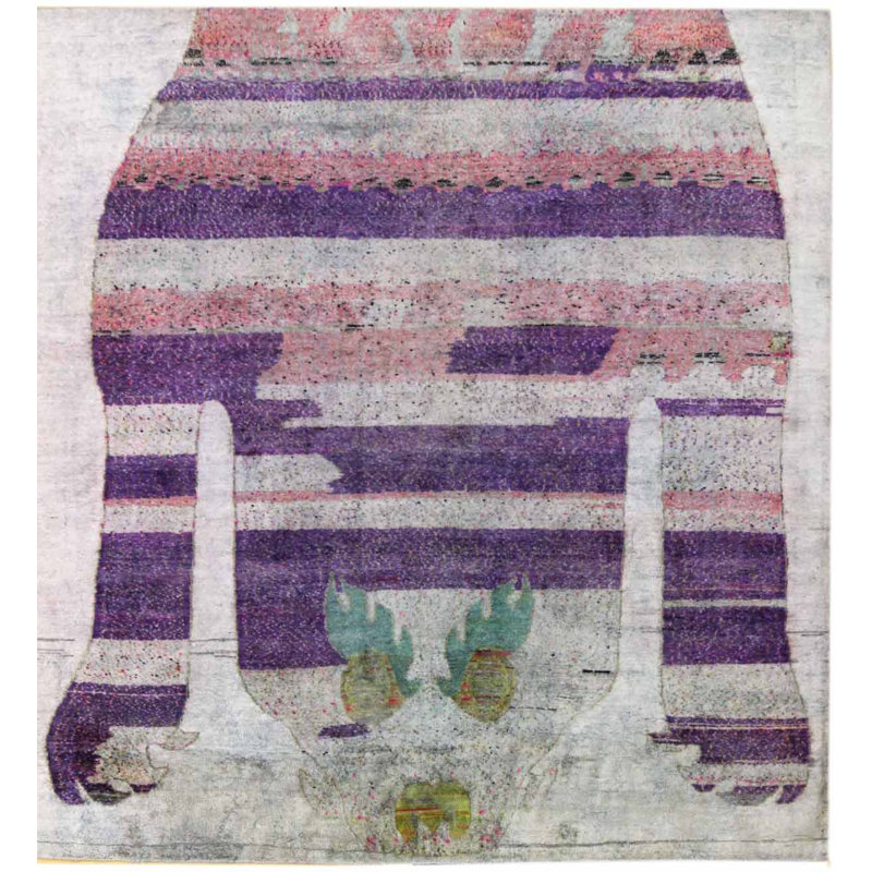 One-of-a-Kind 4'6" X 4'9" Area Rug