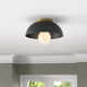 Kebo Single Light Metal Flush Mount