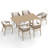Outdoor 6-person Dining Set With Cushions-737879368-737879374