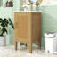 Armoire de salle de bain avec lavabo et tablette réglable