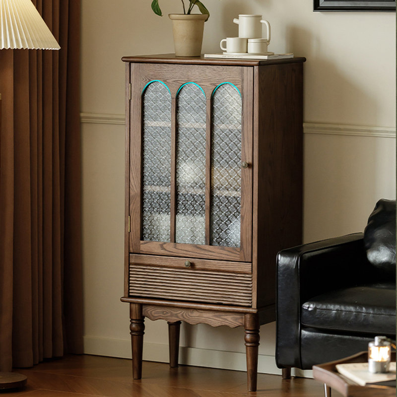 Nut-brown Solid wood Display Cases