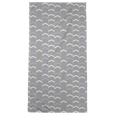 Serviette de plage lineed chevrons Stephenie