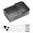 32" L x 19" W Undermount Kitchen Sink 16G Single Basin Kitchen Sink with Basket Strainer and Bottom Grid-105737337-124064482
