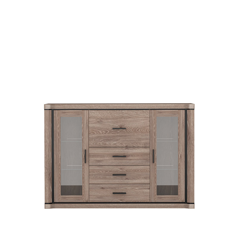 Taras Laminate Standard Accent Cabinet, Truffle Oak