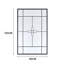 Demeter Metal Flat Wall Mirror