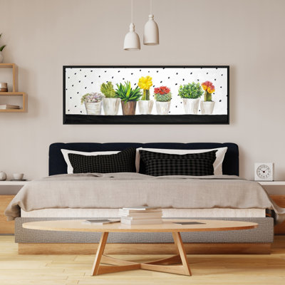  Cactus & Succulents Framed Canvas - Exotic Home Decor