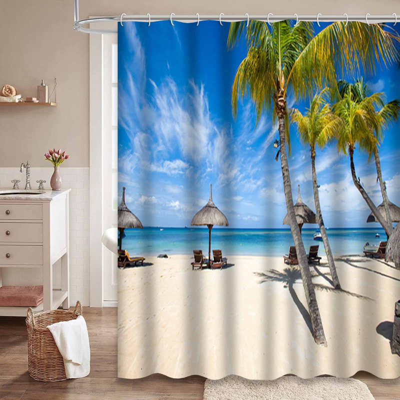 Hôtel paradisiaque avec 12 crochets Palm Beach, L 72 po x l 78 po
