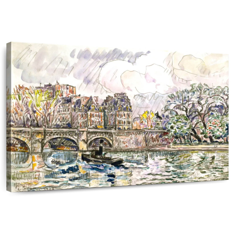 Sirci Paris La Place Dauphine, H 34 po x l 51 po