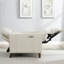 Fauteuil inclinable en cuir pleine fleur Tatum avec appui-tête électrique-82842869